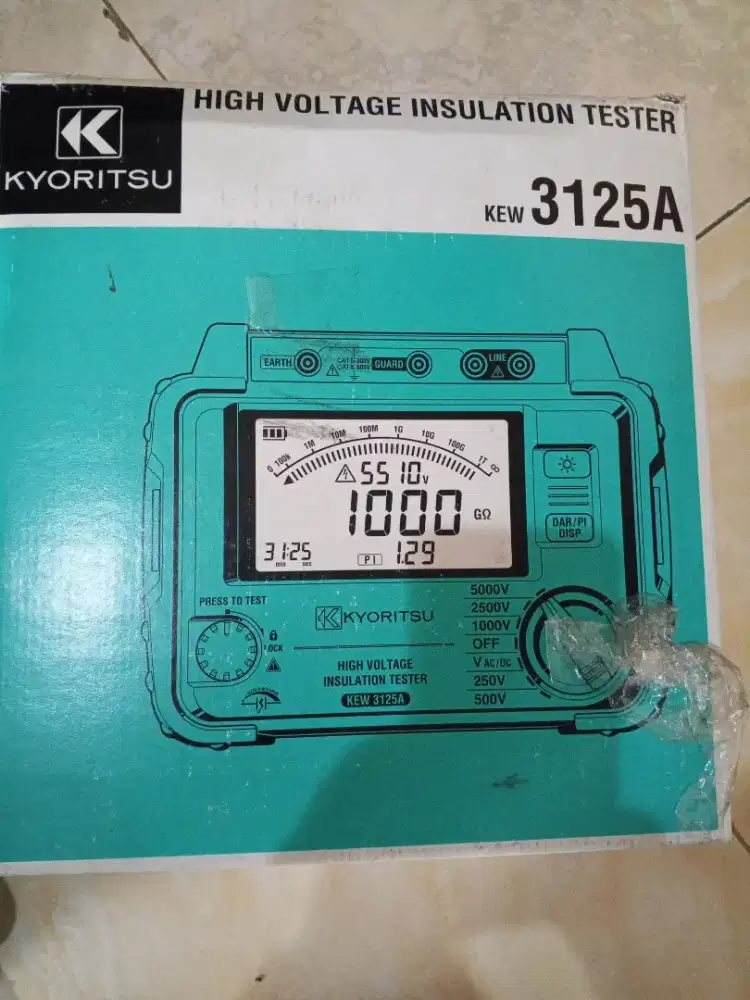 Insulation tester kyoritsu 3125A