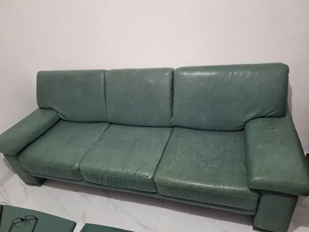 2 sofa + 2 meja