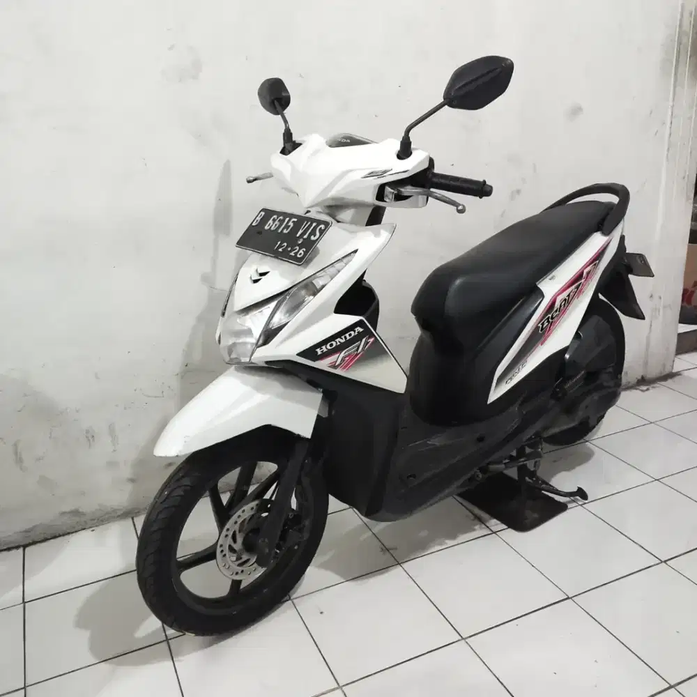 Honda Beat Fi 2014 Orisinil Lengkap Bagus