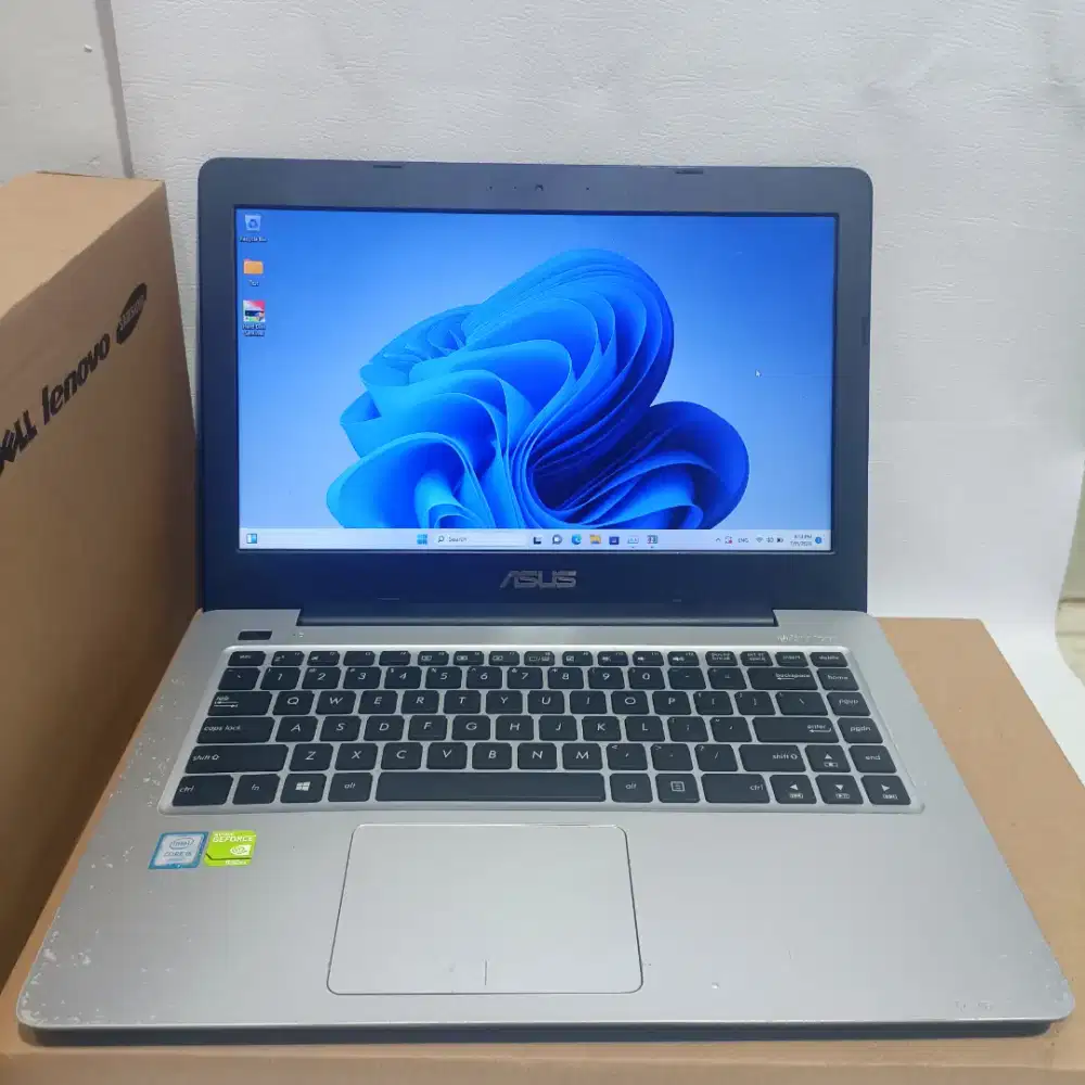 Asus X456UR Core i5 6200U(4CPU) dualVGA RAM 8GB SSD 512GB 14 2jam