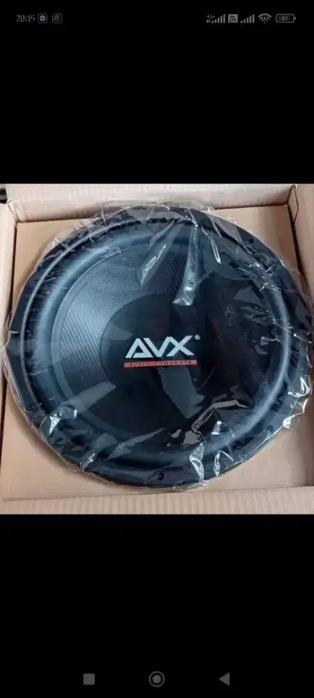 Subwoofer 12in merk AVX, kondisi baru, harga 450rb boz, di dps
