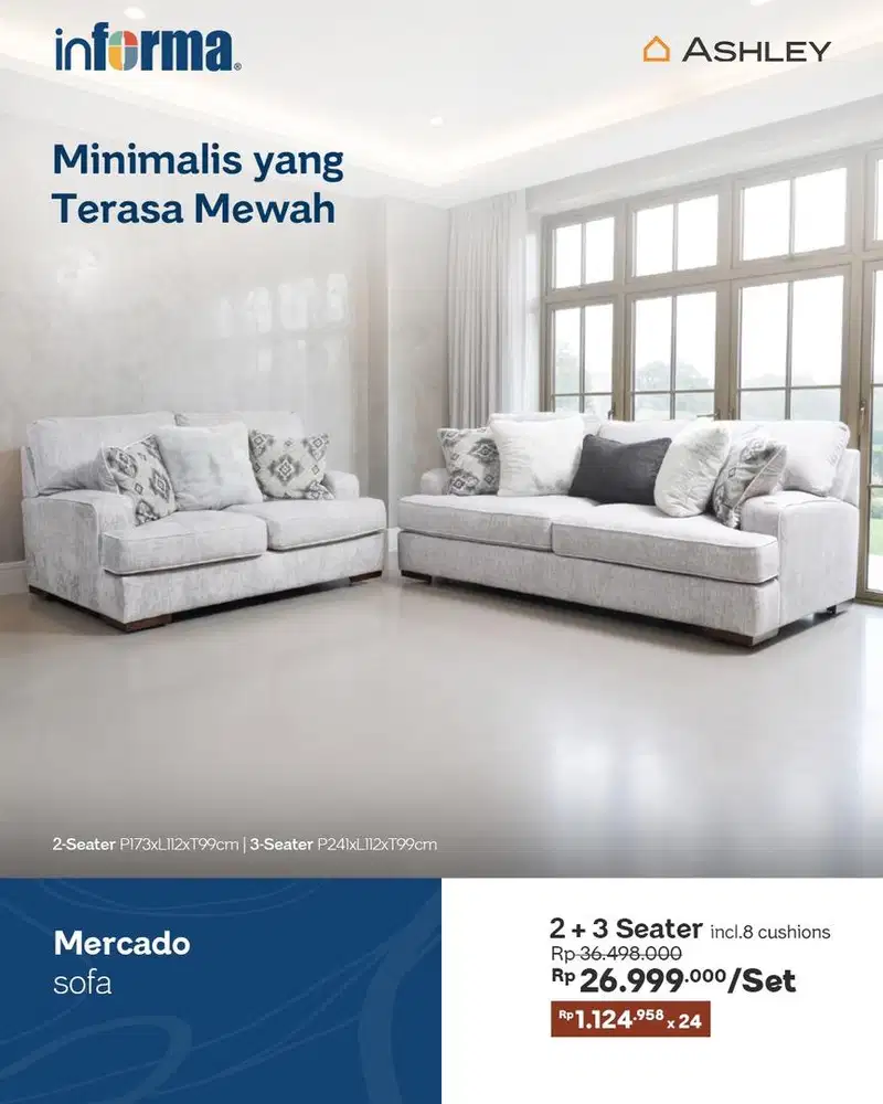 Sofa Ashley by Informa