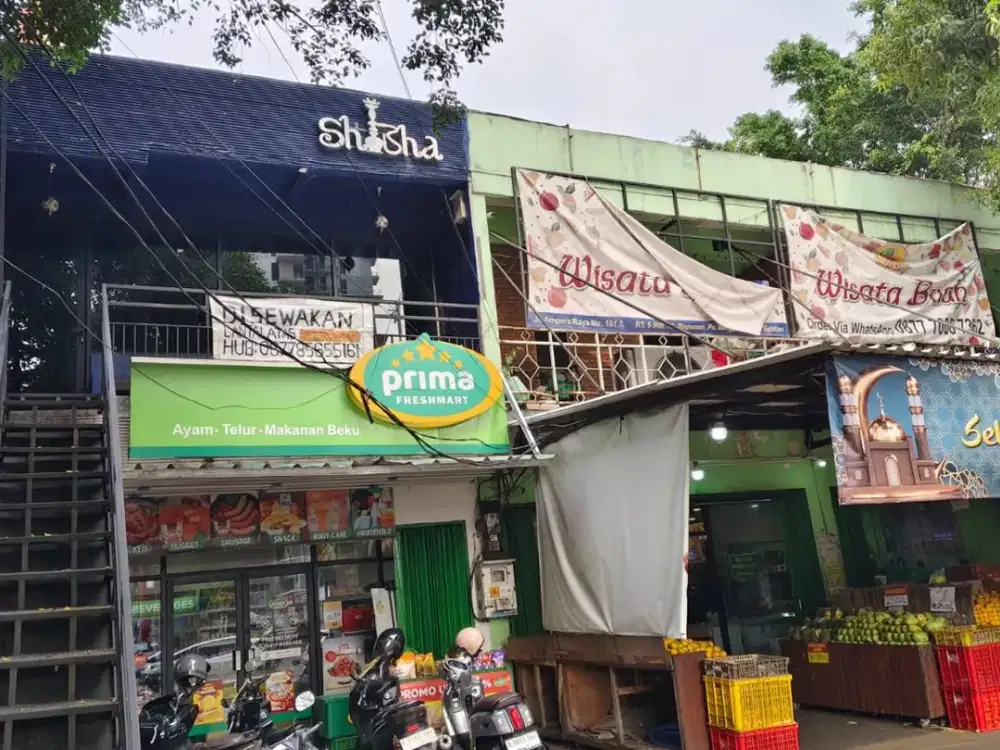 DISEWA RUKO BUAT USAHA KAFE DI JALAN AMPERA