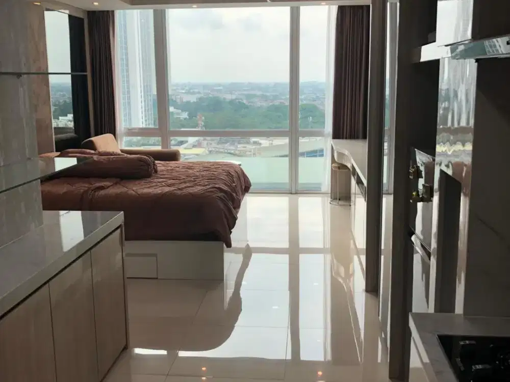 DISEWAKAN APARTEMEN U RESIDENCE TOWER 3 LIPPO KARAWACI STUDIO 35 M² FULL FURNISHED DEKAT UPH – HARGA RP47 JUTA/TAHUN NEGO