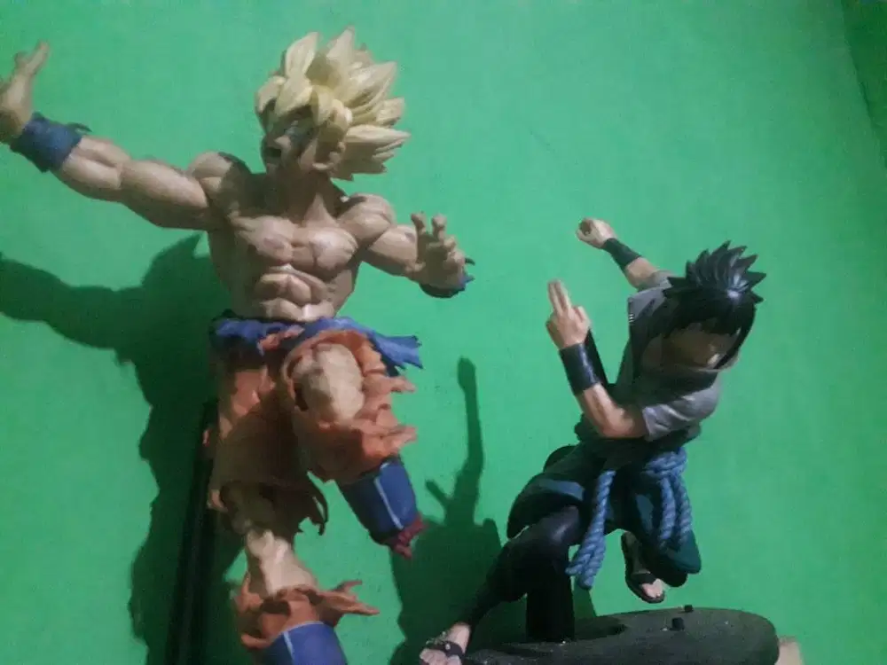 Jual action vigure naruto, goku dan sasuke