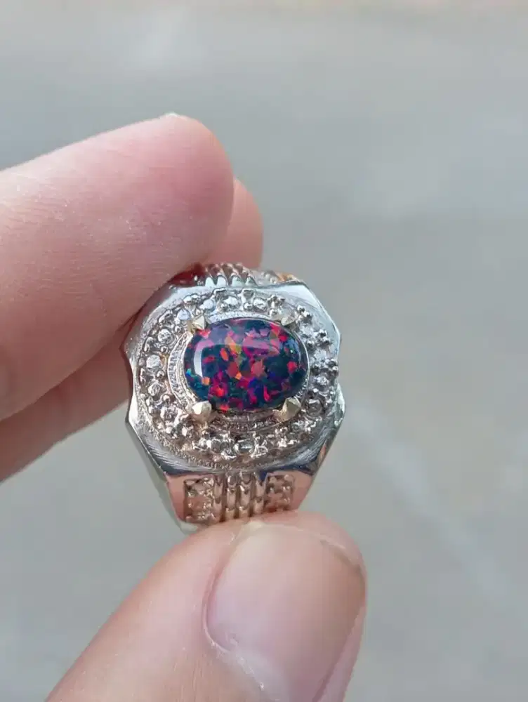 2 pcs black opal