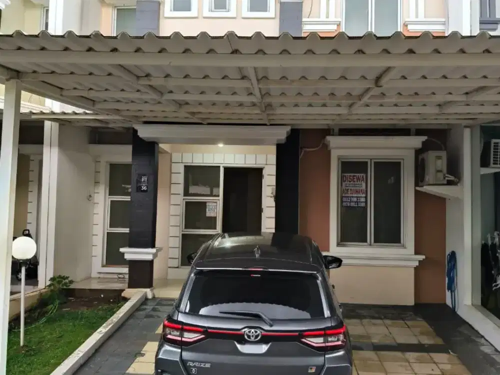 Disewakan Cepat Rumah 2 Lantai Cluster Fiordini Gading Serpong