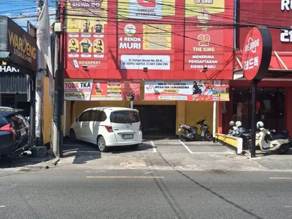 Disewakan Ruko 2 Lantai Hook di Jl. Taman Siswa, Yogyakarta