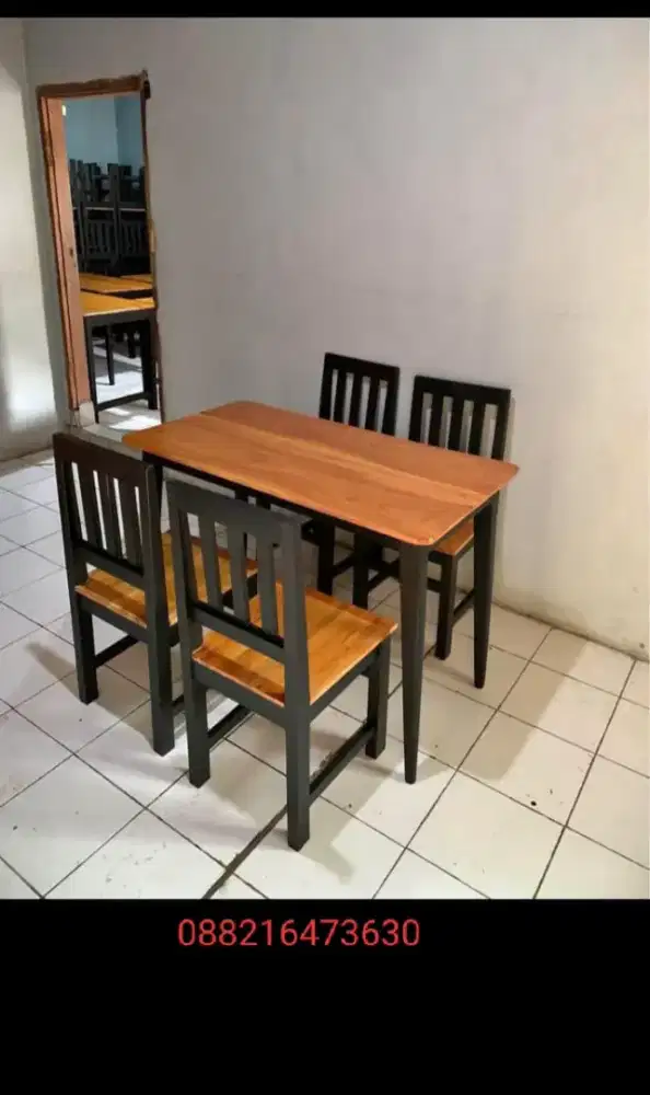 Meja kursi cafe dan makan