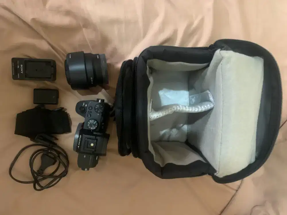 Jual Kamera Sony A7II plus lensa 50mm f/1.8