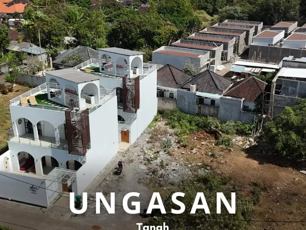 Tanah Ungasan Luasan Kecil Lingkungan Villa Area Bali