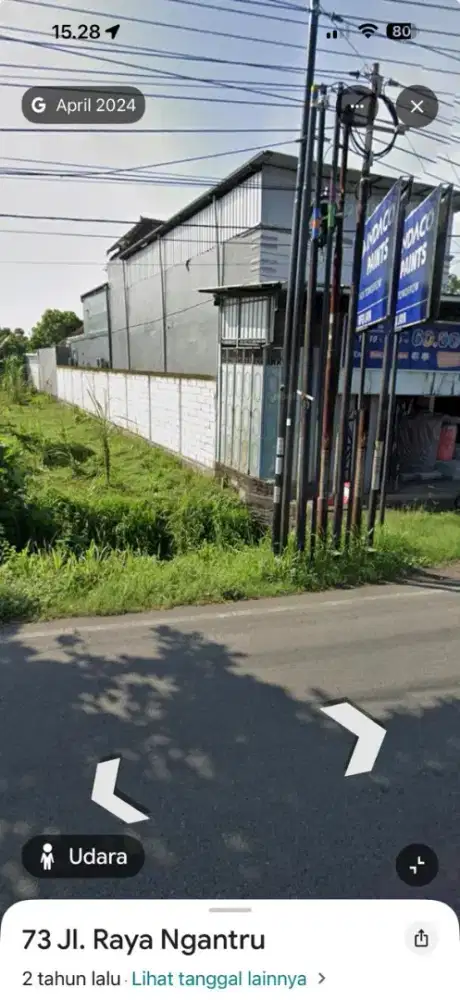 Tanah strategis utk usaha pinggir jalan ring 1 tungagung-surabaya