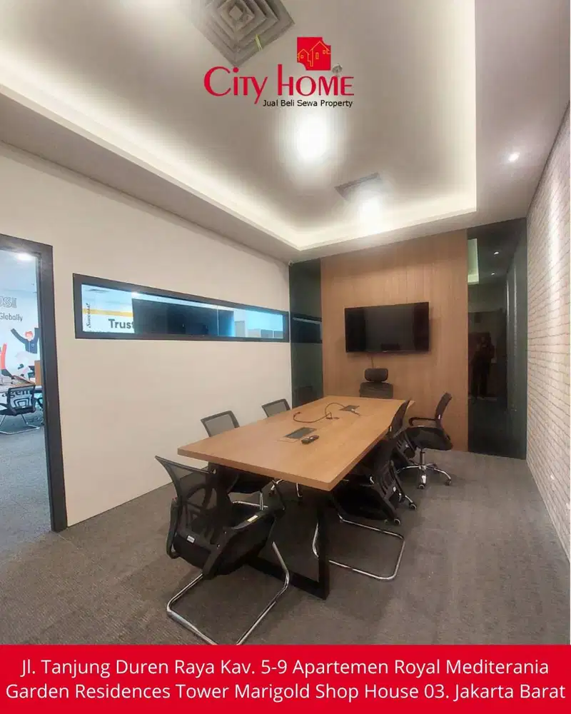 Disewakan Ruang Kantor Furnished di Apl Tower Central Park