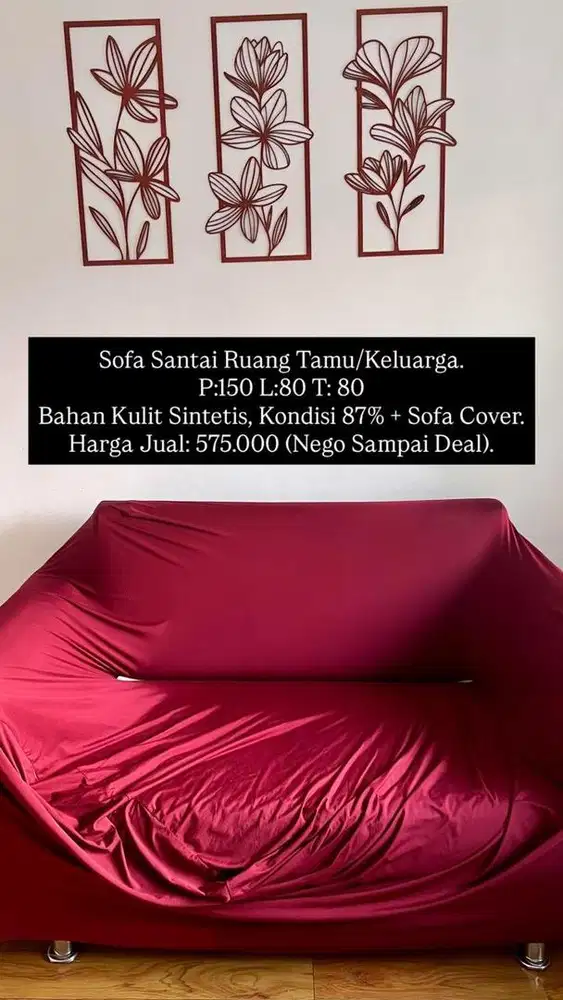 Sofa santai keluarga di Ruang Tamu