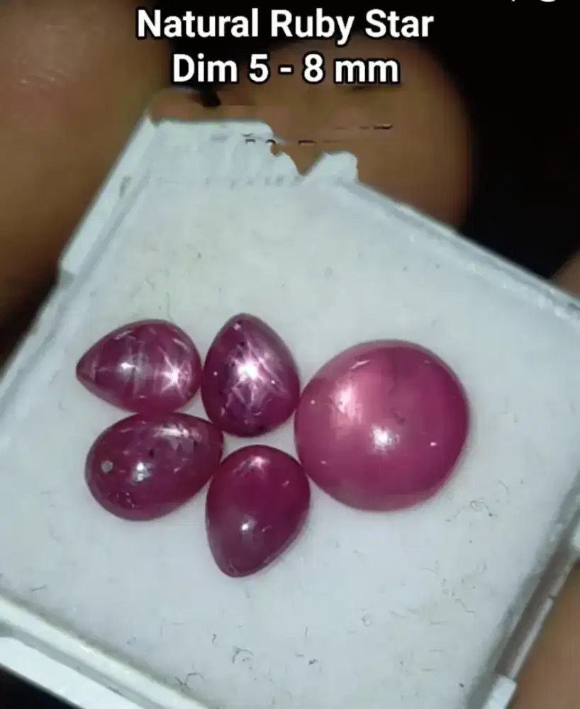 Natural mirah ruby star