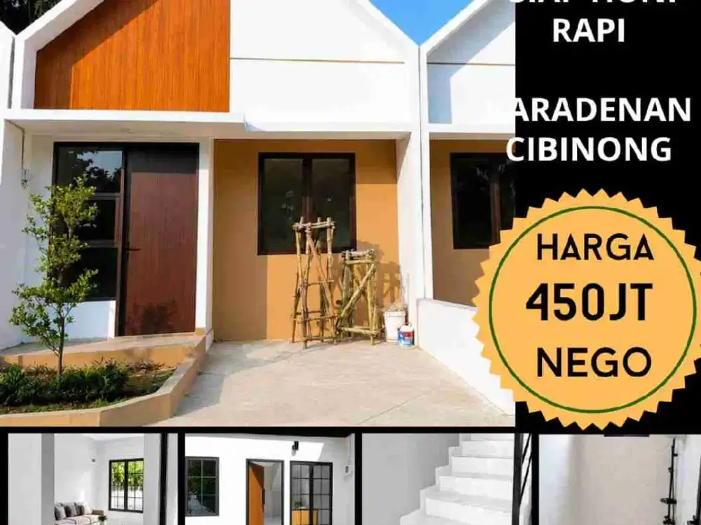 Rumah Rapi Siap Huni di Kradenan Cibinong
