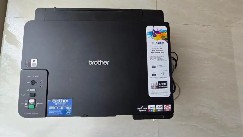 Printer Brother Wireless DCP T420W Print Scan Copy