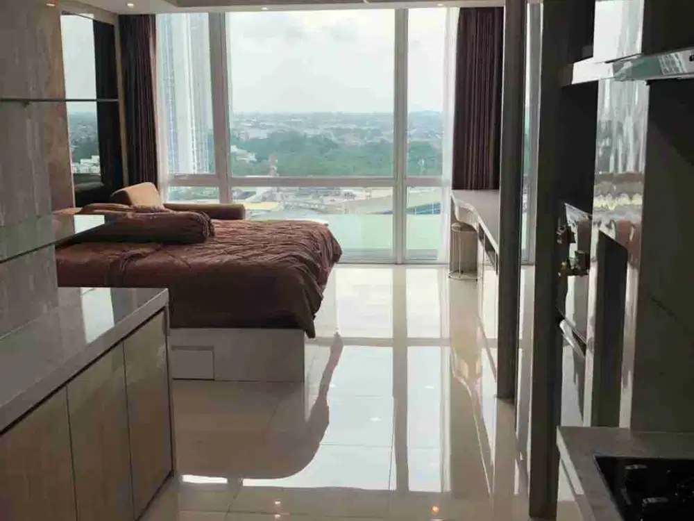 DISEWAKAN STUDIO FURNISHED APARTEMEN U RESIDENCE TOWER 3 LIPPO KARAWACI