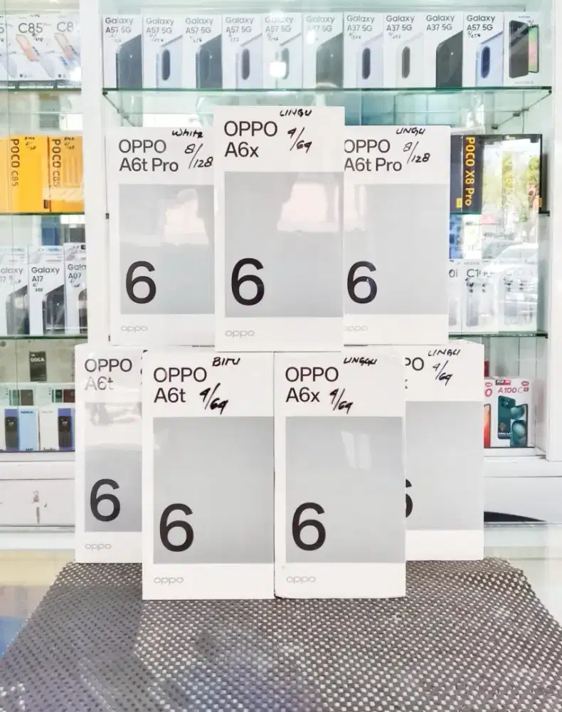 BARU..OPPO A6X RAM 4+4/64 SEGEL/GARANSI RESMI.