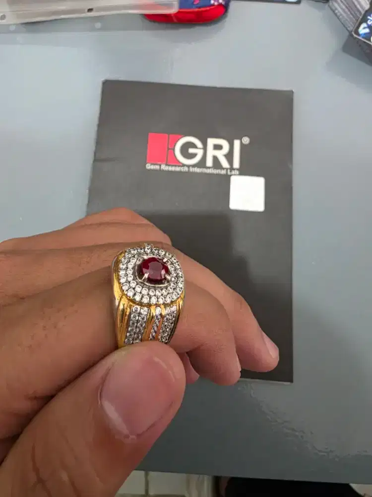 Natural Ruby Vivid Red Pigeon's Blood Mozambique 1,09ct