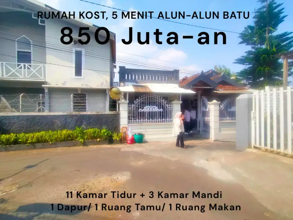 Rumah Kost Dijual, 5 Menit Wonderland