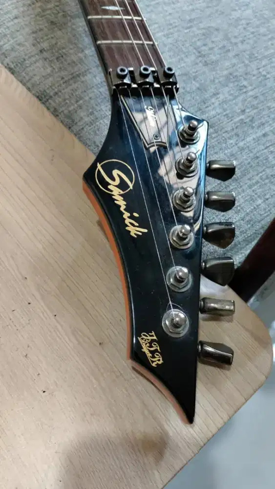 gitar JTR samick marie design necktru body, tremolo fyod rose original