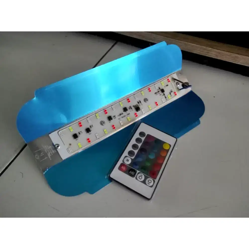 Lampu Jalan LED Sunlamp 50W RGB  - Hemat Energi, Tahan Air, Cahaya RGB