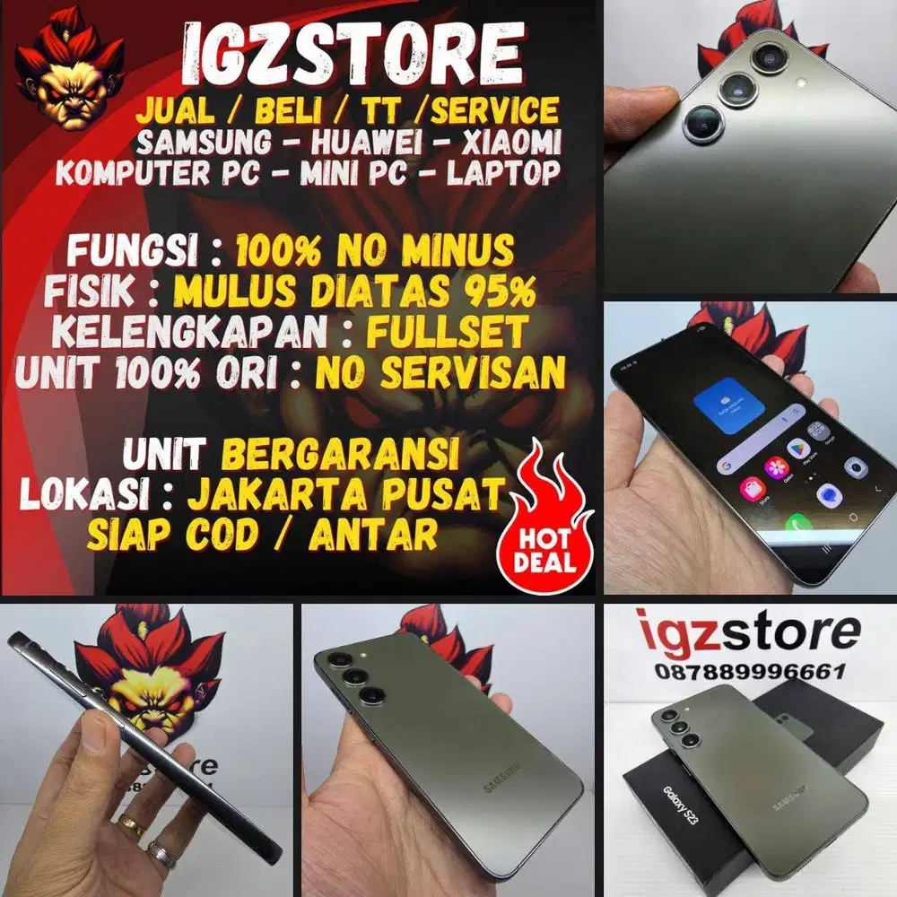 SIAP COD : Samsung S23 8/128/256 SEIN NORMAL NOMINUS