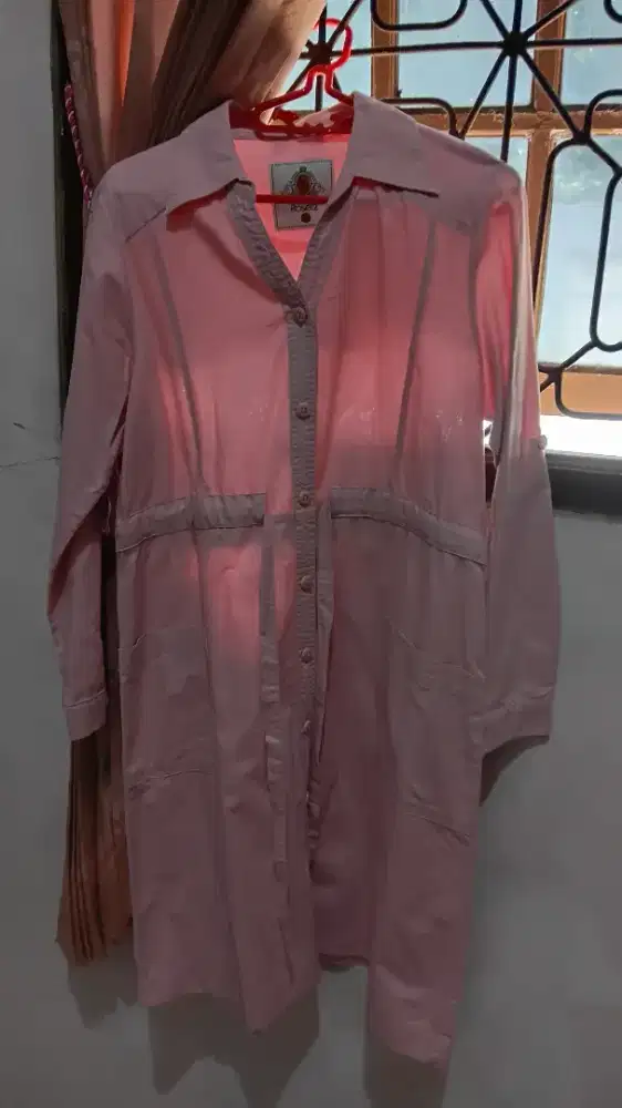 Jual baju atasan pink peach
