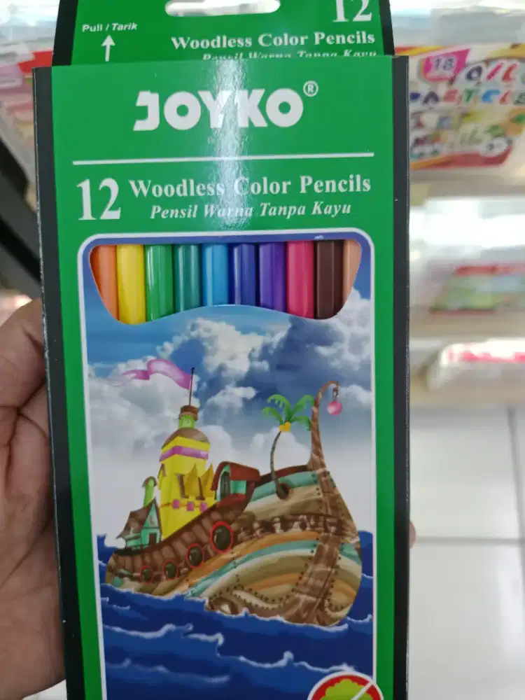 Joyko pensil warna isi 12