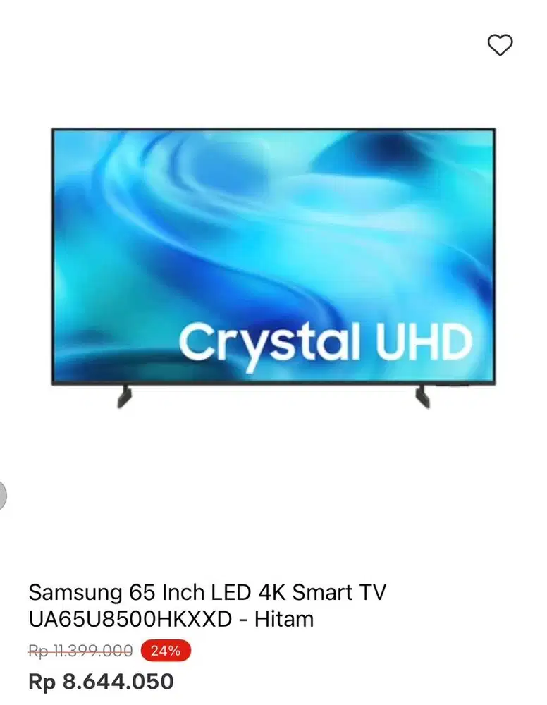SAMSUNG SMART TV 4K 65inci