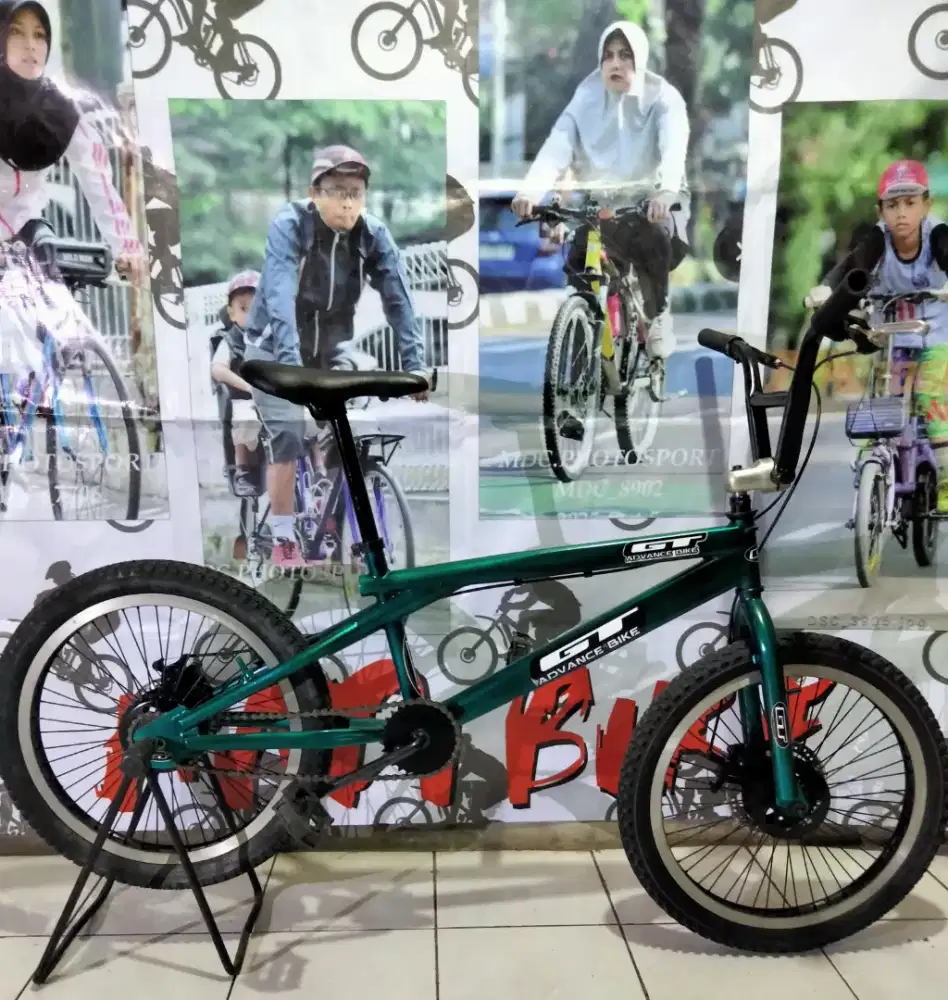 JUAL SEPEDA BMX CARIBAU 20 REPAINT CAT DUCO