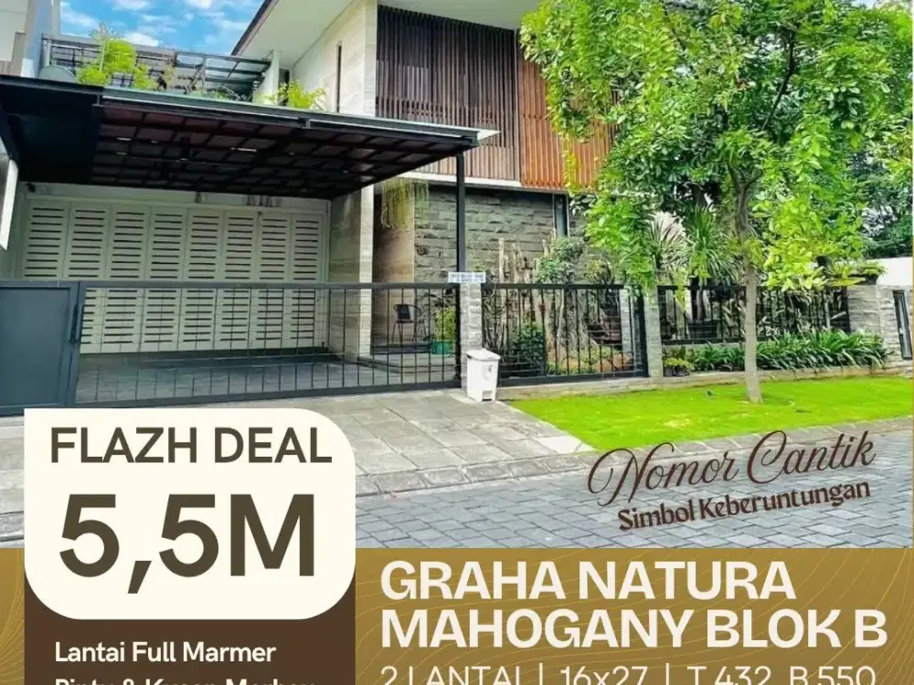 TERMURAH! Dijual CEPAT Rumah graha natura siap huni