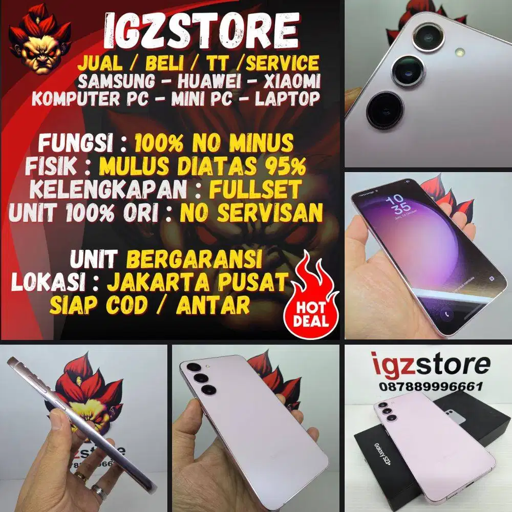SIAP COD : Samsung S23 8/128/256 SEIN NORMAL NOMINUS