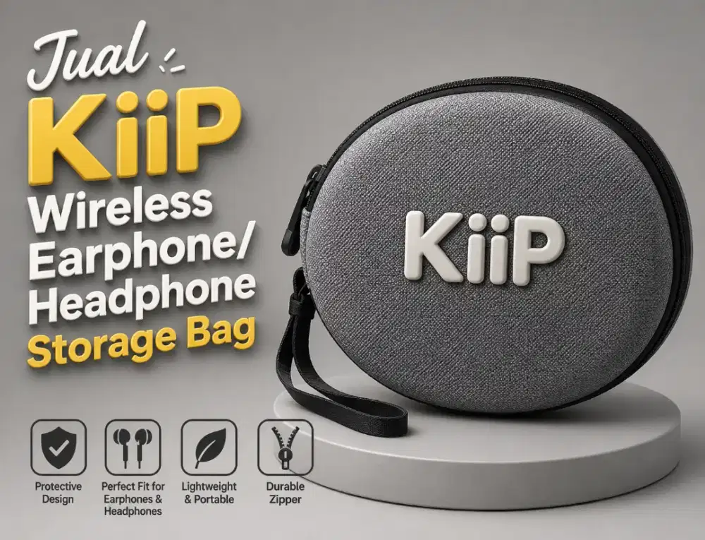 Jual KiiP Wireless Earphone/Headphone Storage Bag