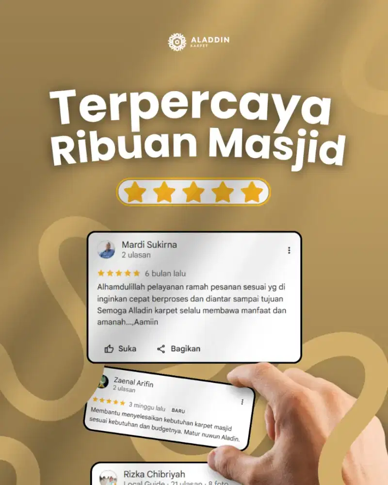 Rekomendasi toko karpet masjid termurah dan terlengkap di Magetan