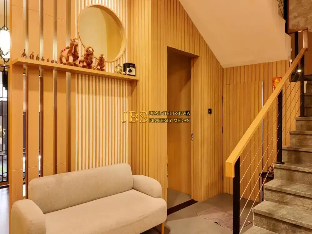Dijual Rumah Full Furnish Javanese Style di Komplek Rukun Mas Jalan Setia Baru - Adam Malik