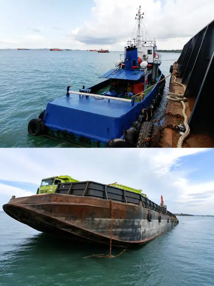 Jual Kapal Tongkang 1 Set 230 Feet Thn 2009