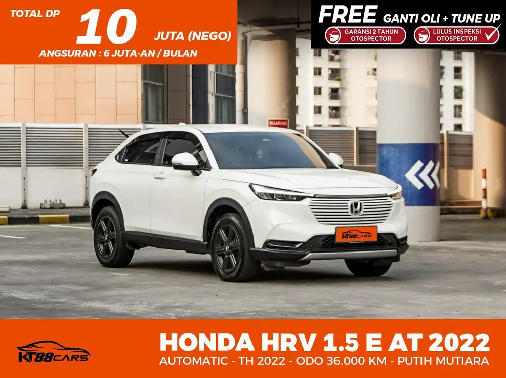 [BERGARANSI] HONDA HRV E MATIC TAHUN 2016 PUTIH LOW KM