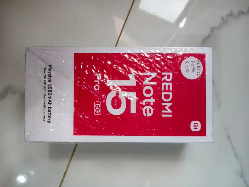 Xiaomi NOTE 15 PRO 5G 8/256 GARANSI PANJANG