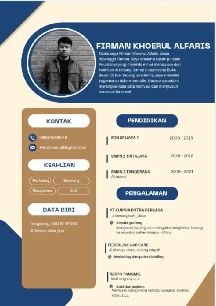 Saya sedang mencari kerjaan apa aja