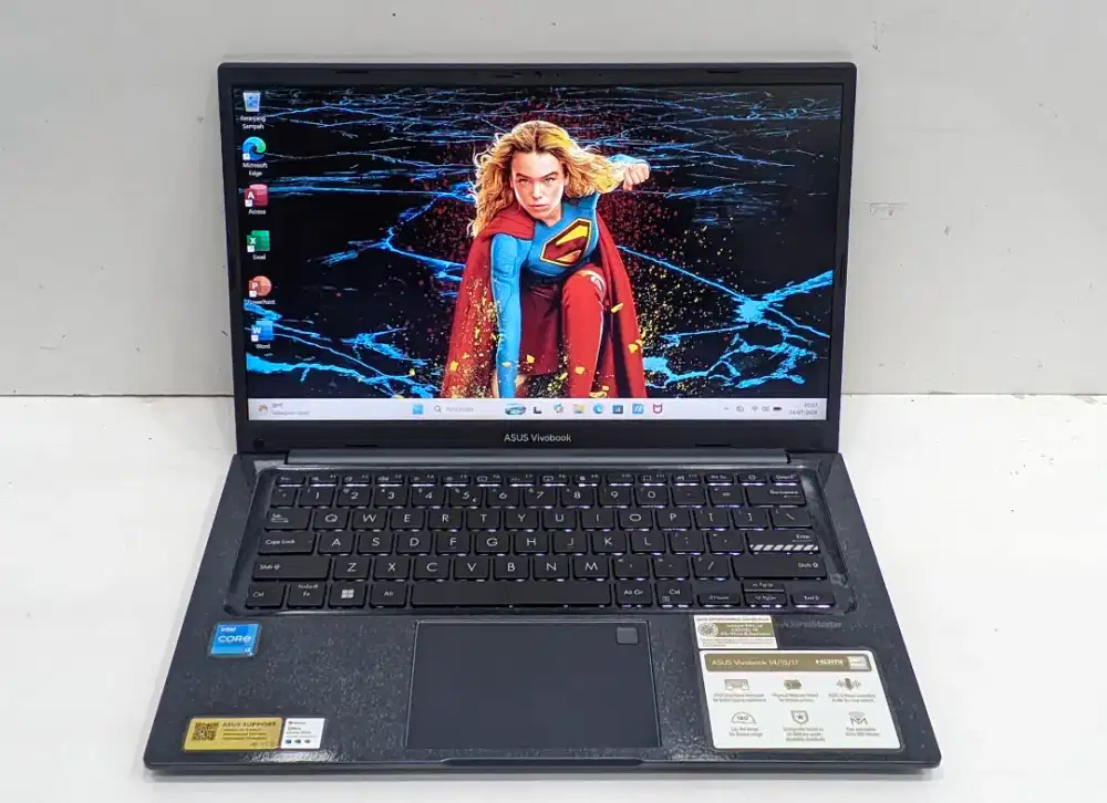 ASUS VIVOBOOK A1404VA Blue GARANSI RESMI 1 Tahun lagi sd 24/10/2027