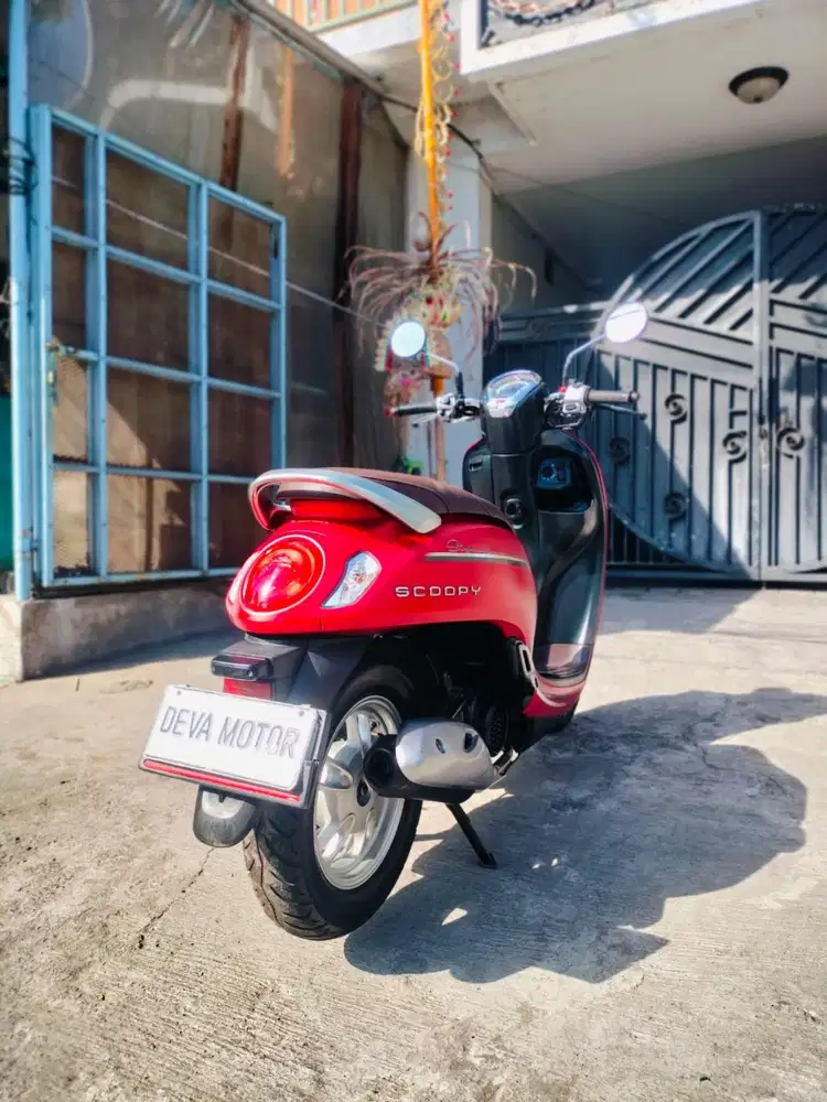 Scoopy 2022 merah DP 1,5 jt Deva motor