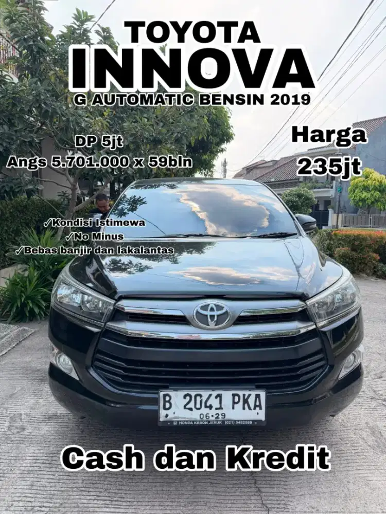Dp 5jt angs 5,701 x 59...Innova G Automatic bensin 2019