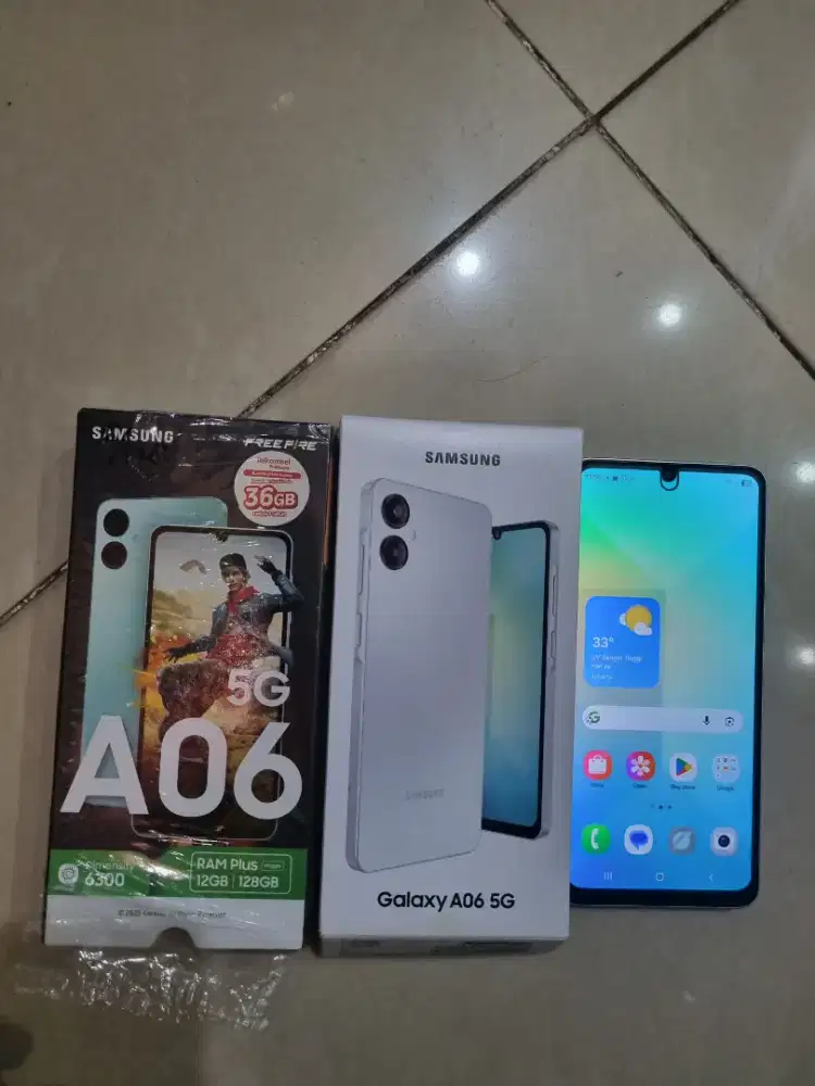 Samsung A06 5G ram 6+6/128 second mulus