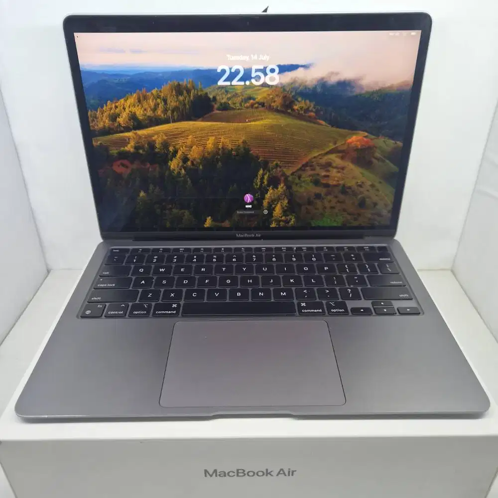 Macbook Air 2020 M1 8/256 SIAP PAKAI Fungsi No MInus