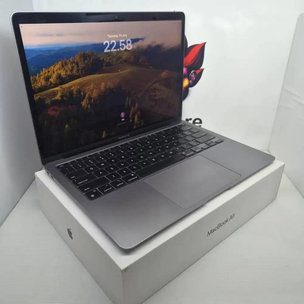 Macbook Air 2020 M1 8/256 SIAP PAKAI Fungsi No MInus