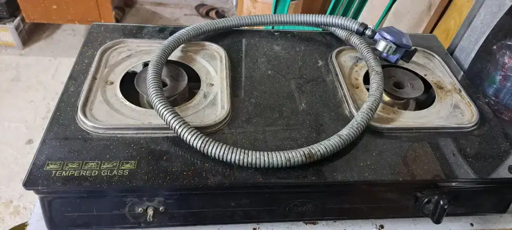 KOMPOR GAS TEMPERGLASS