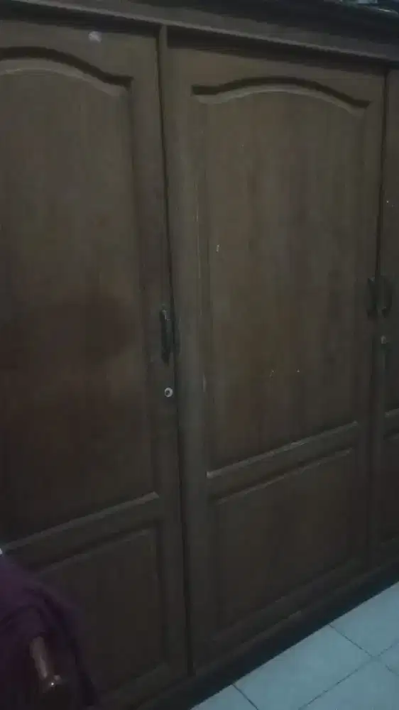Lemari Pakaian Jati Asli Second Bagus
