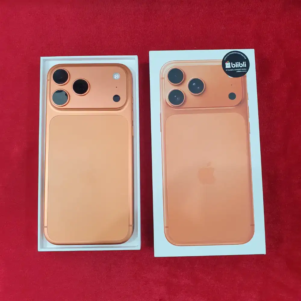 Iphone 17 Pro Max 256GB Orange Garansi Resmi Ibox